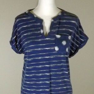 Blue Striped T-Shirt Size S